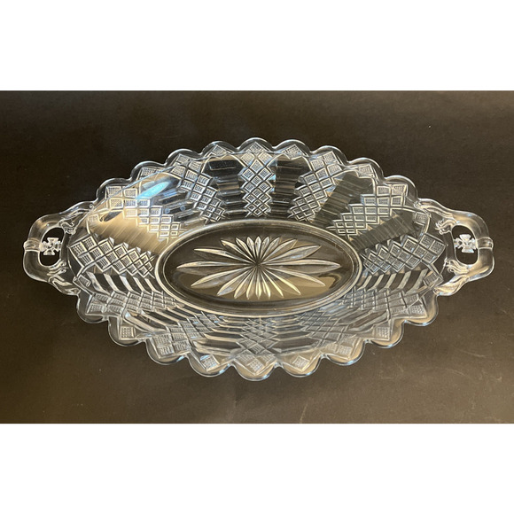 Bryce Bros. | EAPG | Maltese | Jacob’s Ladder Relish Dish | Exc Cond | 1880s - Picture 1 of 8